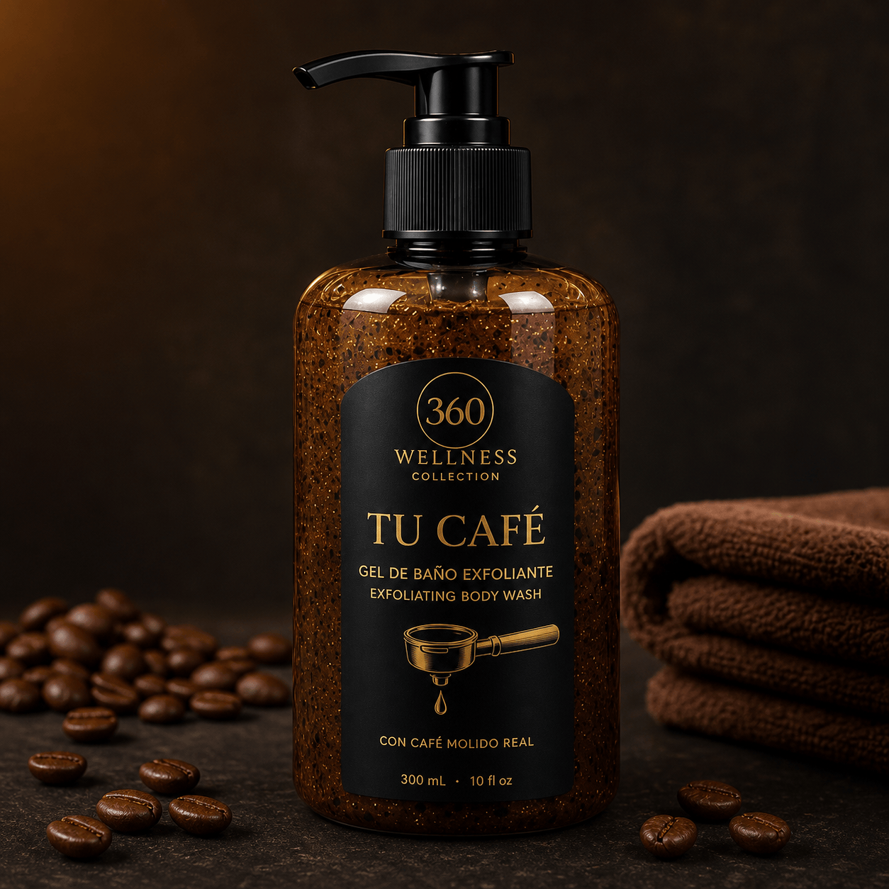 TU CAFÉ Exfoliating Body Wash